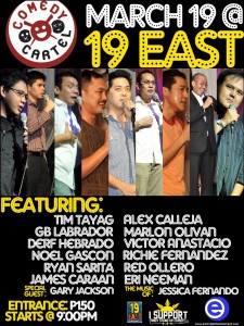 comedy cartel at 19 East